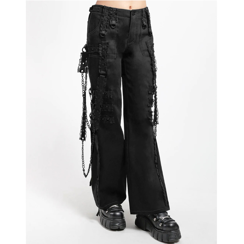 Tripp NYC - Midnight Dark Street Chain Pantalon coupe standard - Noir